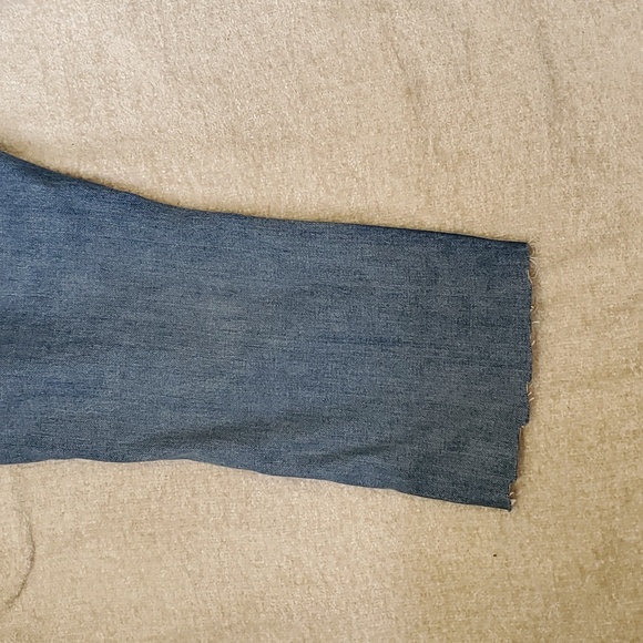 Grlfrnd Naomi women's highrise cut off crop distressed jeans size 31 - Picture 11 of 16